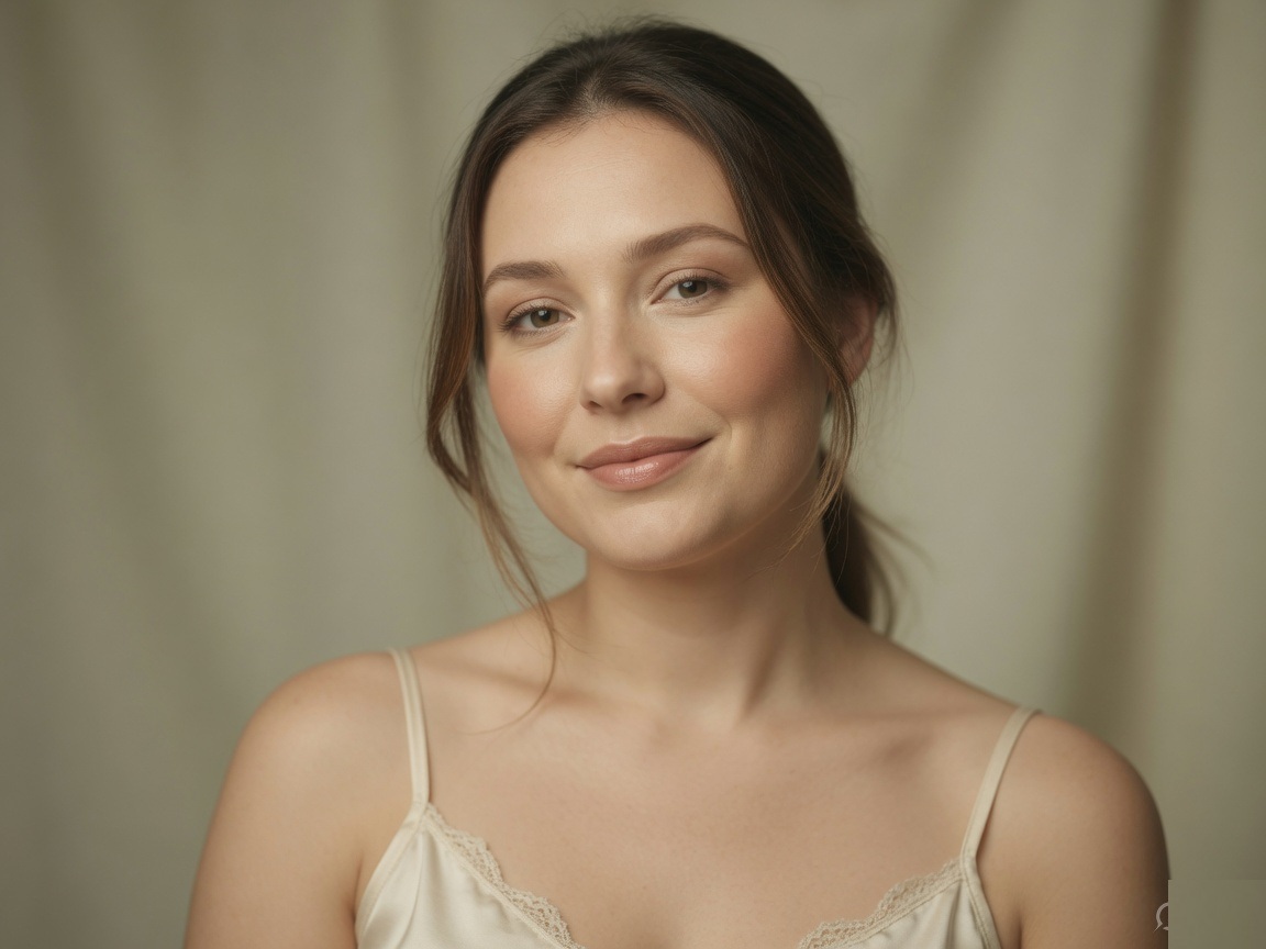 Close-up of natural, refreshed facial skin